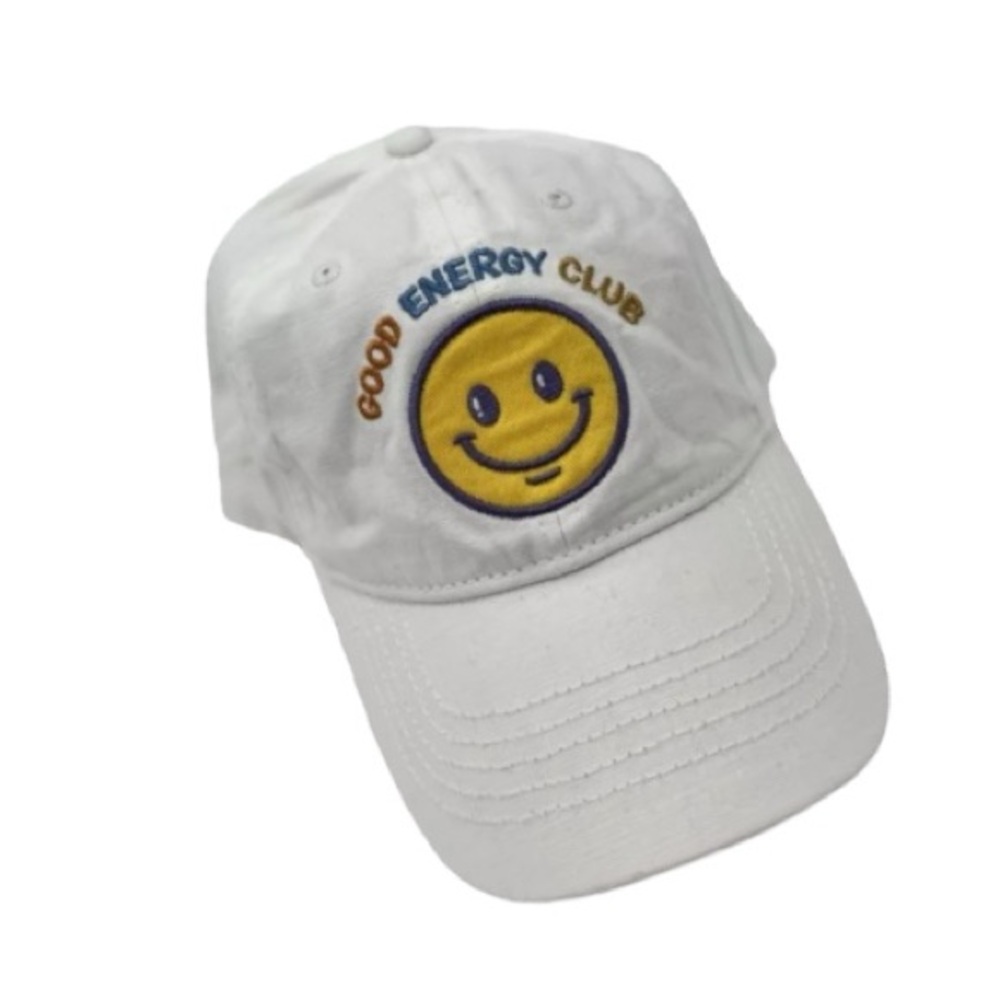“Good Energy Club” Happy Face Baseball Hat - Picture 7 of 11